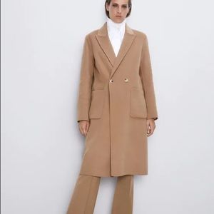 Zara camel coat XS